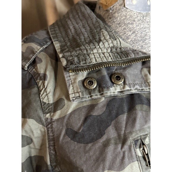Love Tree Jacket Womens Size M Green ARMY Camo Military Jacket Utility - Picture 5 of 16